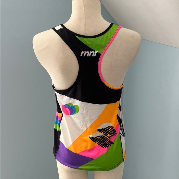 Multicolor Graphic Racerback Tank - Picture 2 of 4